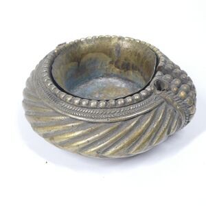 Vintage India Brass Slave Cuff Anklet Bowl Ashtray